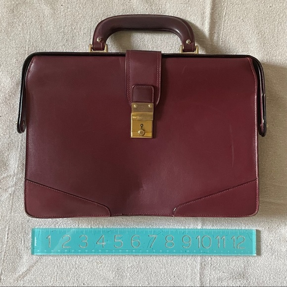 VINTAGE BALLY LEATHER BAG - Picture 6 of 6